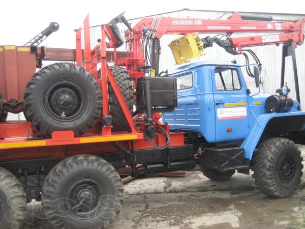 Лесовозный автопоезд Урал 2020 г.в.с кму Лизинг Доставка